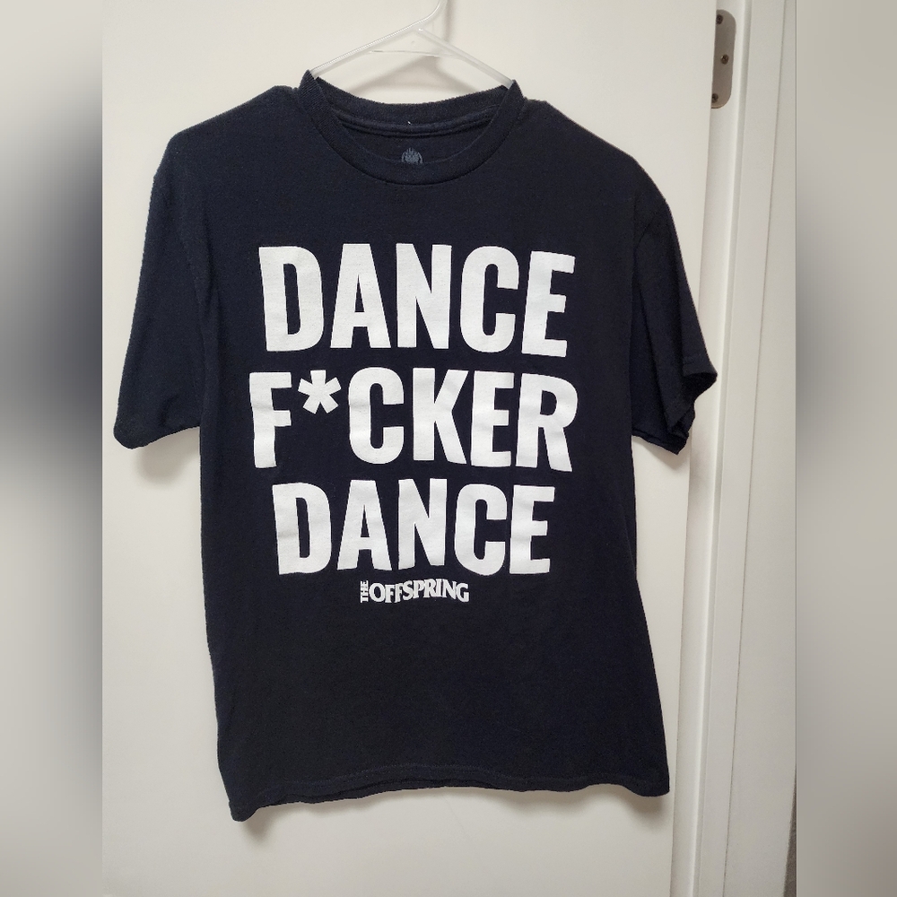 Offspring Black Graphic 'Dance F*cker Dance' Tee Size M